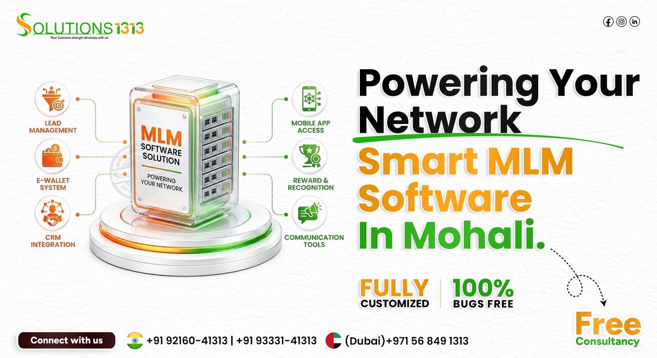 Punjab, Software Development, MLM Software Development Company In Mohali