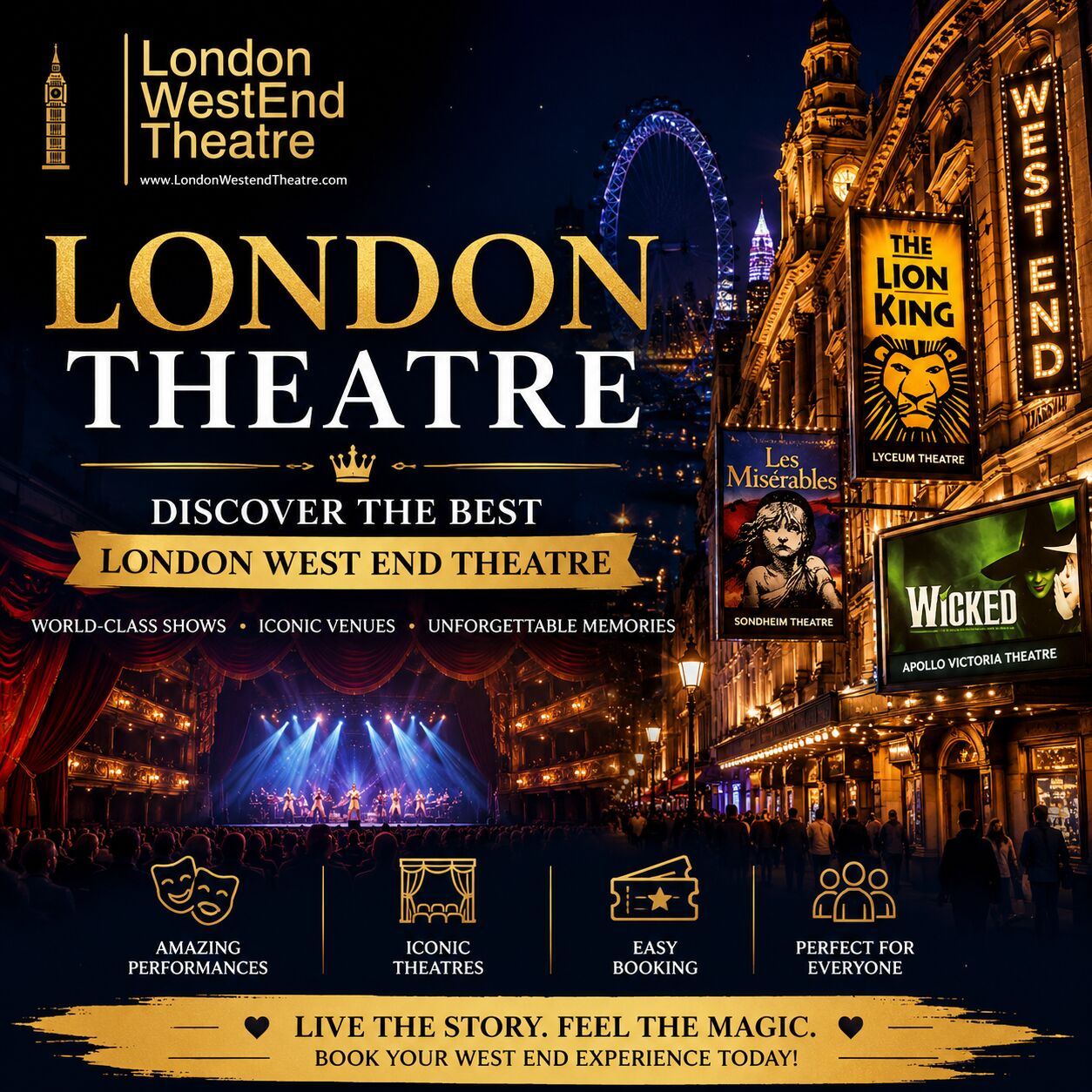 London, Tickets, GBP 43,  London Theatre: Discover The Best London West End Theatre