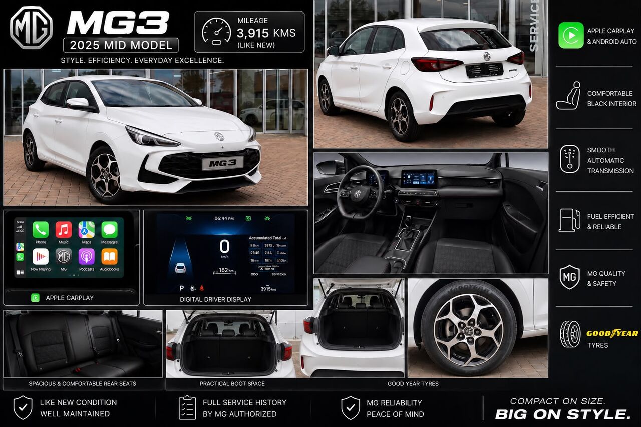 Al Mounsiyah, Vehicles, Cars & Trucks , SAR 35000,  MG3,  2025,  Automatic,  4000 KM,