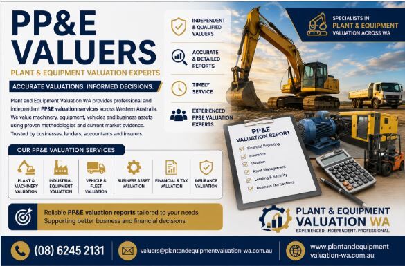 Perth, Real Estate, PP&E Valuers &ndash; Reliable Plant & Equipment Valuation Services
