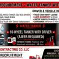 🚨 URGENT REQUIREMENT – WATER TANKER (LOCAL / NEARBY MAKKAH & JEDDAH MOST PREFERRED) 🚨