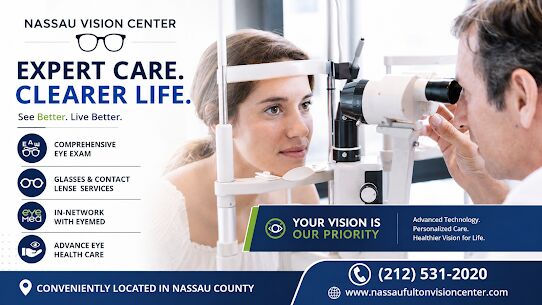 New York, Health, Comprehensive Eye Exam Near Financial District At Nassau Fulton Vision Center