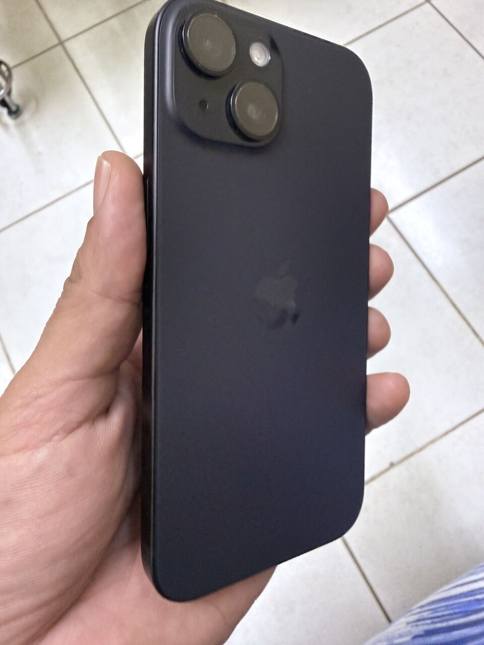 Jubail, Mobile Phones, SAR 1800,  IPhone 15 Black 128 GB 90% BH