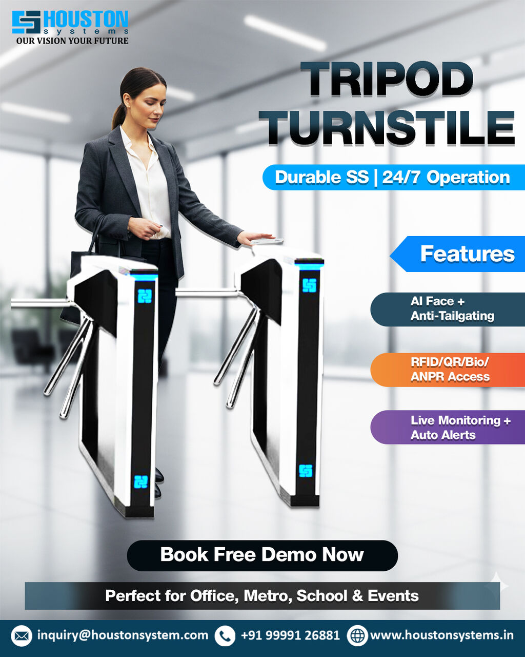 Gurugram, Industrial Machinery, INR 85000,  PREMIUM TRIPOD TURNSTILE MANUFACTURER & SUPPLIER