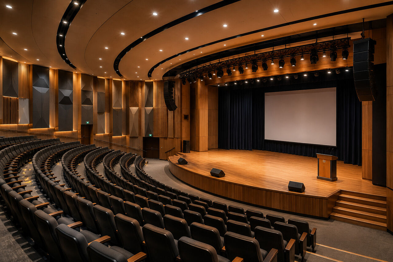 New Delhi, Construction, Turnkey Auditorium Contractors India | Phonics Overseas