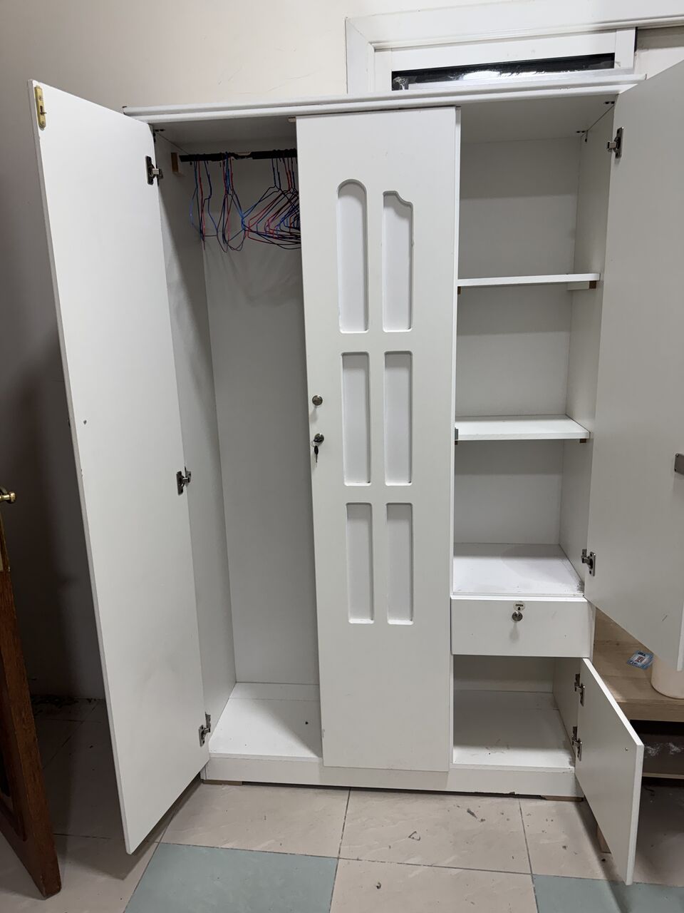Al Malaz, Furniture, SAR 1000,  Furniture On Sales IKEA Bed With Mattress , Cupboard Etc