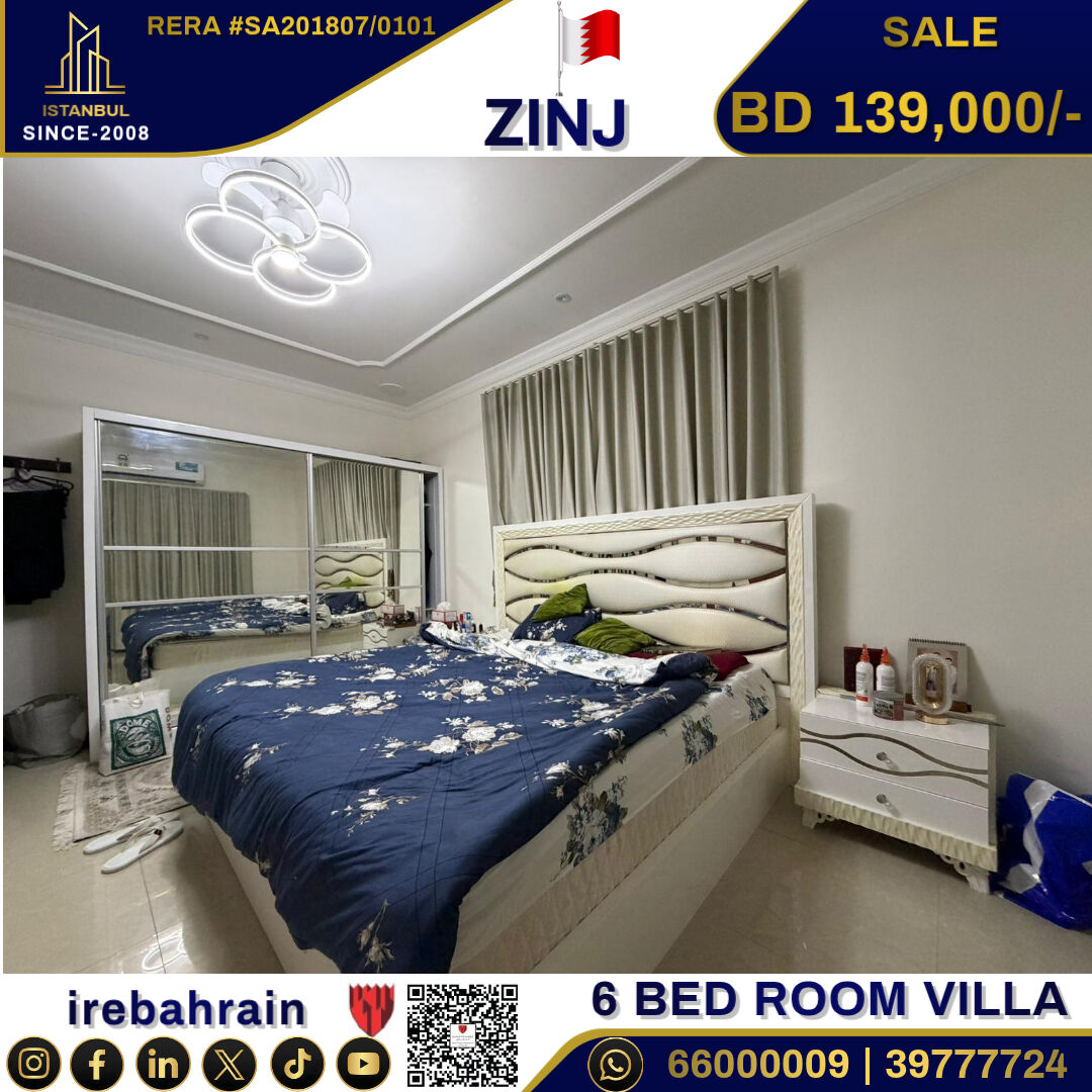 Zinj, Real Estate For Sale, BHD 139000,  6 BR,  Own A Villa In Zinj Area For Just