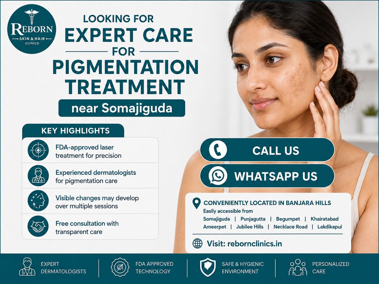 Hyderabad, Health & Beauty Items, INR 1,  Pigmentation Treatment In Banjara Hills | Dark Patches?