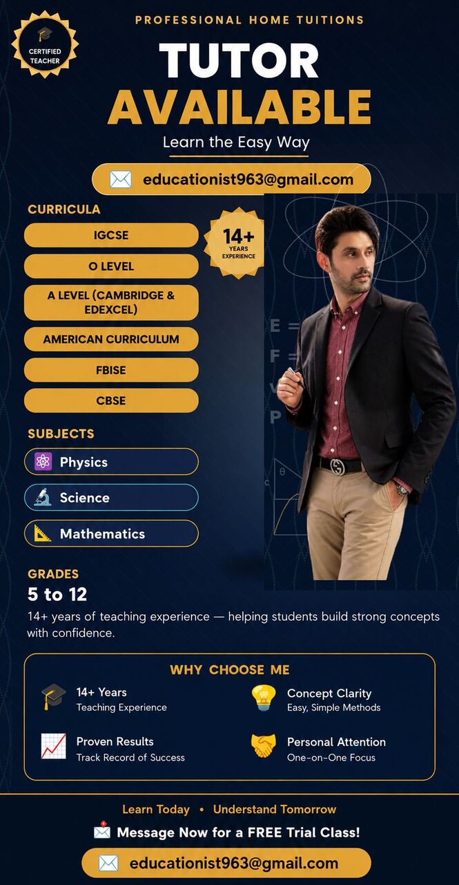 Riyadh, Lessons Offered, Tutor Available