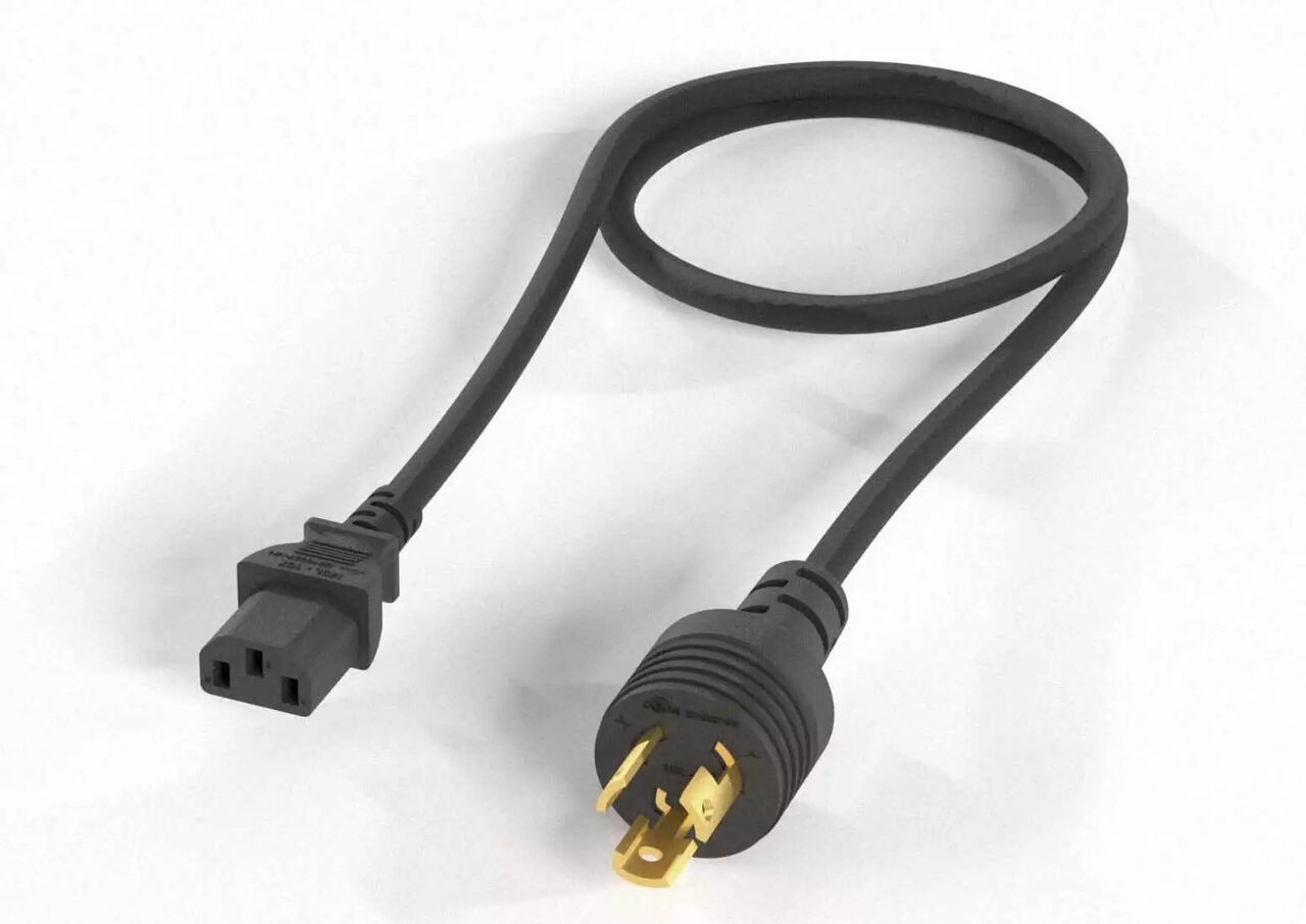 New York, Electronics, USD 16,  NEMA L5-15P To IEC C13 Locking Power Cord