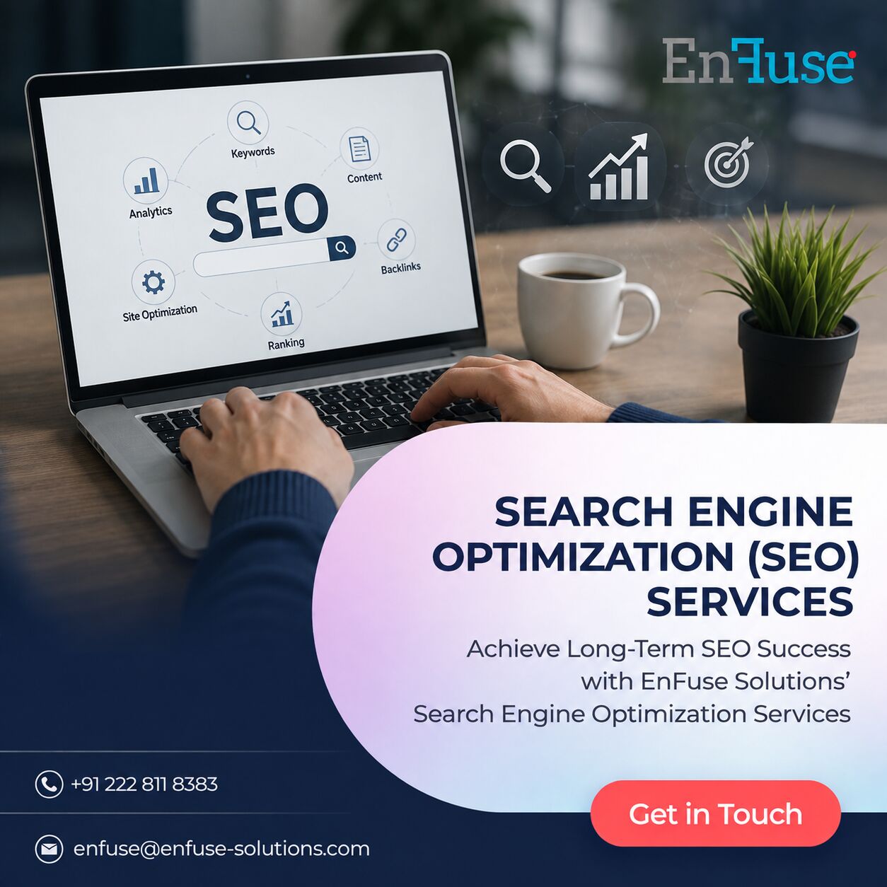 Mumbai, Business, Achieve Long-Term SEO Success With EnFuse Solutions&rsquo; Search Engine Optimization Services