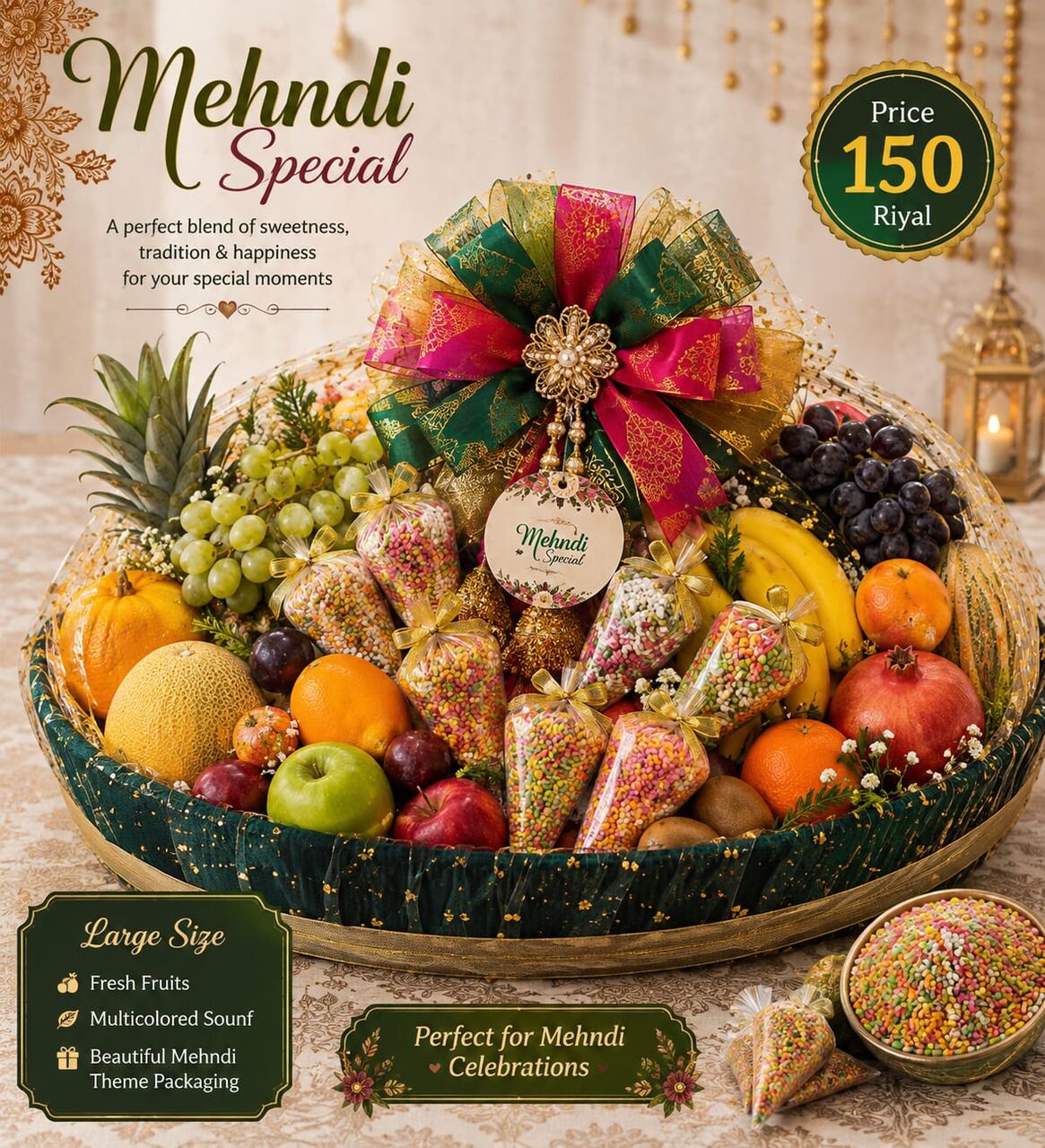 Jeddah, Food, SAR 35,  Fruit Basket For Your Love One And An Occasions
