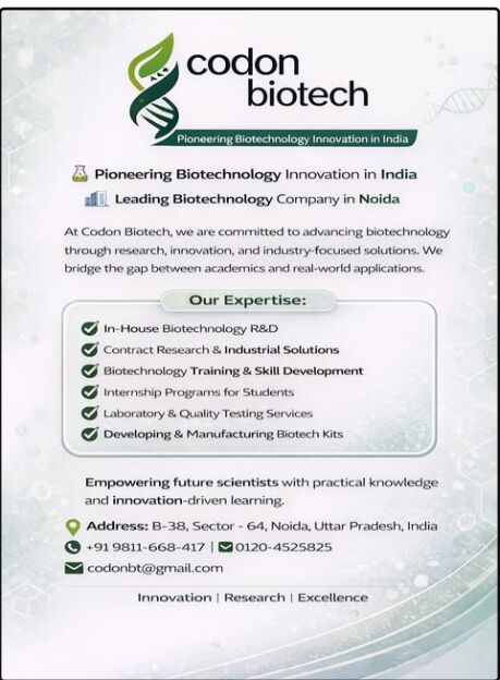 Noida, Lessons Offered, Driving Innovation In Biotechnology &ndash; A Trusted Biotechnology Company In India