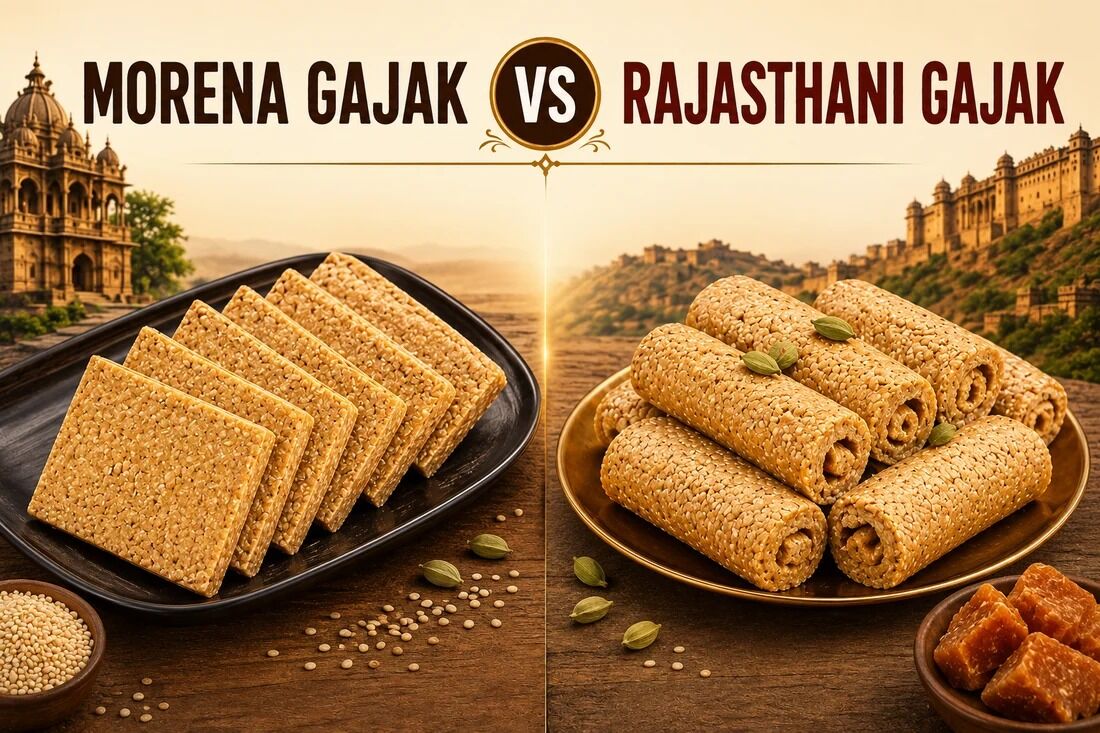 Jaipur, Food, INR 480,  Morena Gajak Vs Rajasthani Gajak &mdash; What Is The Difference?