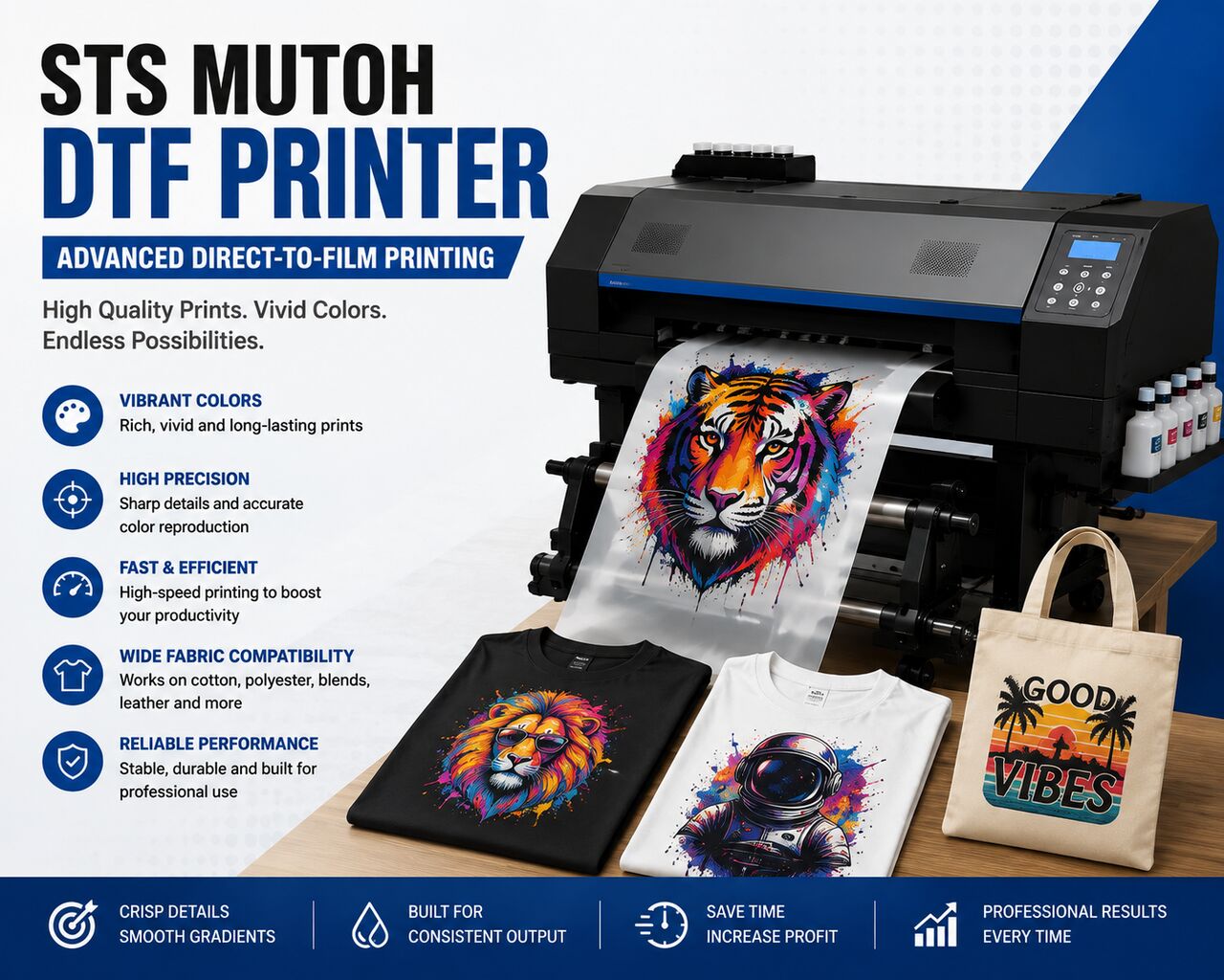 New York, Business, STS Mutoh DTF Printer &ndash; Advanced Direct-to-Film Printing