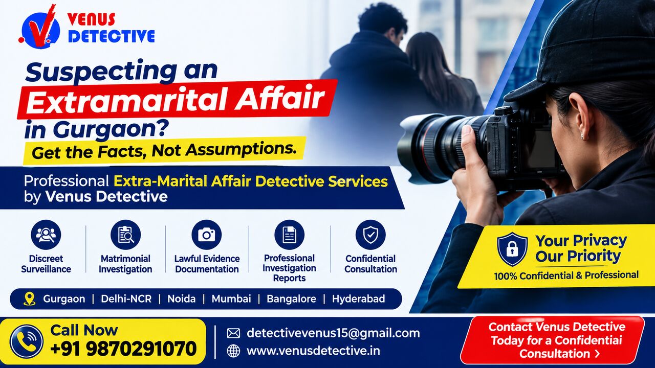 Gurgaon, Legal, Extra-Marital Affair Detective Services In Gurgaon
