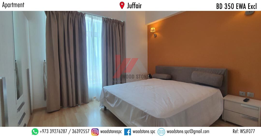 Juffair, Apartments, Flats, Houses & Villas, BHD 350/month,  Furnished,  2 BR,  115 Sq. Meter,  Furnished 2 Bedroom Apartment, Juffair - BD 350 Excl WSJF077