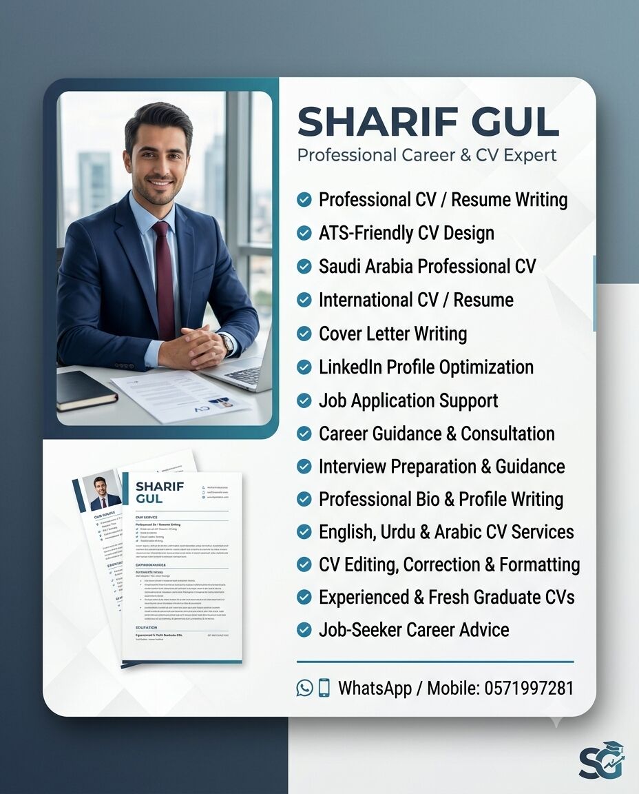 Jeddah, Writing, Professional Career & CV Expert