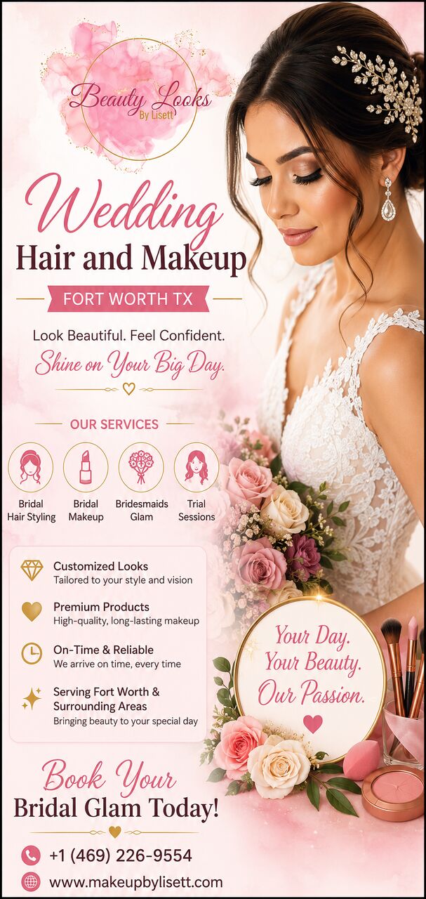 New York, Beautician, Wedding Hair And Makeup Fort Worth TX | Beauty Looks By Lisett