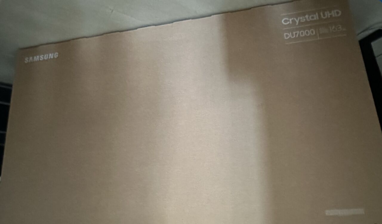 Riyadh, Electronics, SAR 1200,  Samsung 65" Crystal UHD 4K Smart TV DU7000 (2024) &mdash; With Box