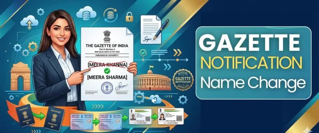 New Delhi, Legal, Simple Gazette Notification For Name Change Process