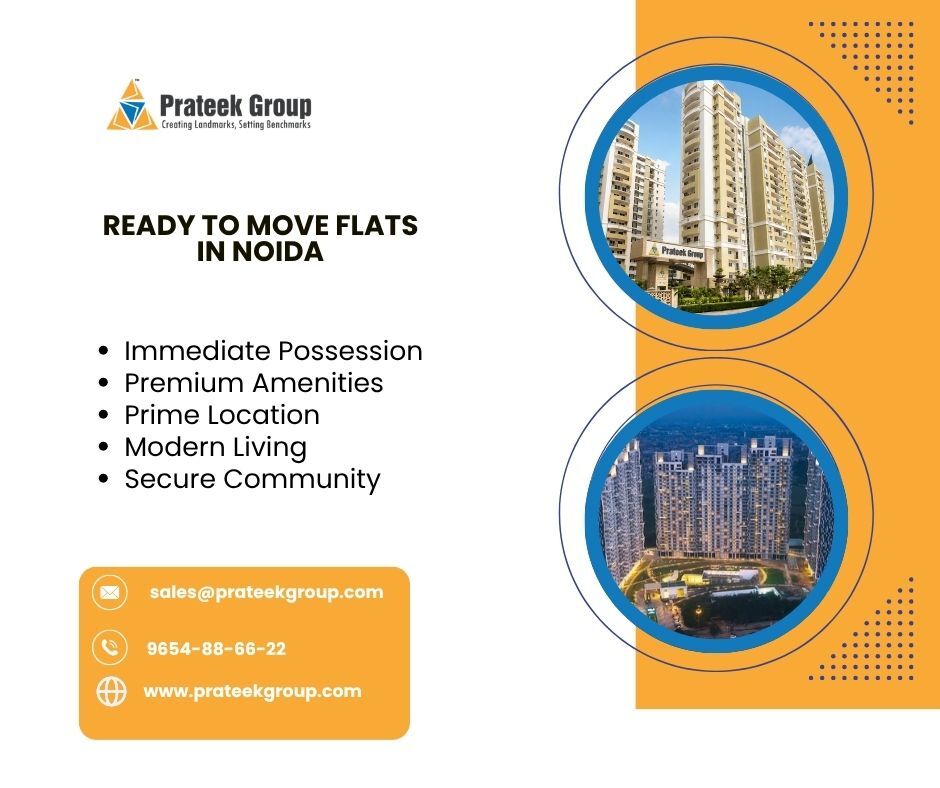 Noida, Real Estate, Ready To Move Flats In Noida