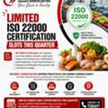 Limited ISO 22000 Certification Slots This Quarter