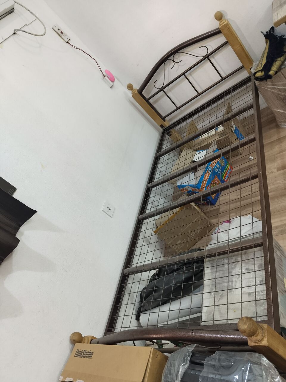 Riyadh, Furniture, SAR 130,  Iron Bed With Plywood