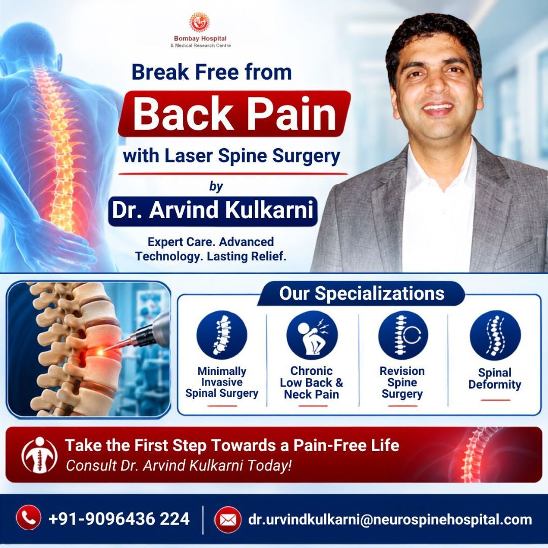 Kabul, Health, Dr.Arvind Kulkarni Laser Spine Surgeon Bombay Hospital