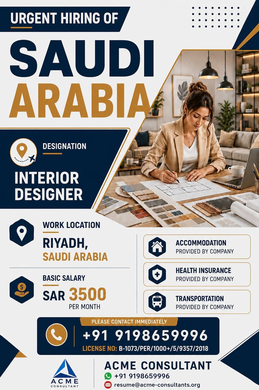 Mumbai, Jobs, Interior Designer