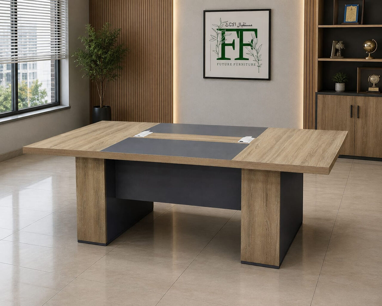 Jeddah, Furniture, SAR 1,  MEETING TABLE AVAILABLE IN DIFFERENT SIZES 200 CM , 240 CM, 320 CM BRAND NEW