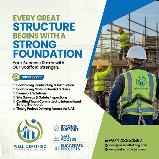 Dubai, Construction, Scaffolding Contracting & Installation