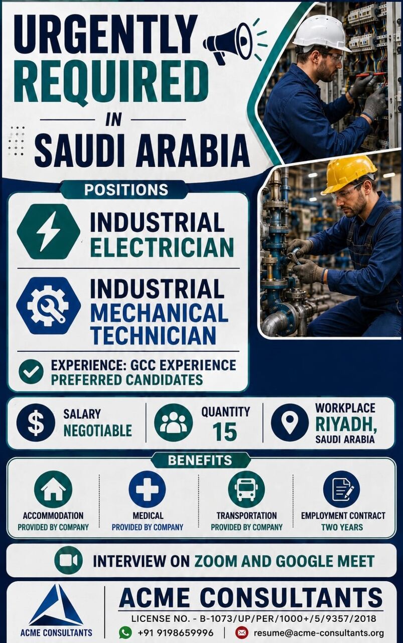 Mumbai, Jobs, Industrial & Mechanical Technicians