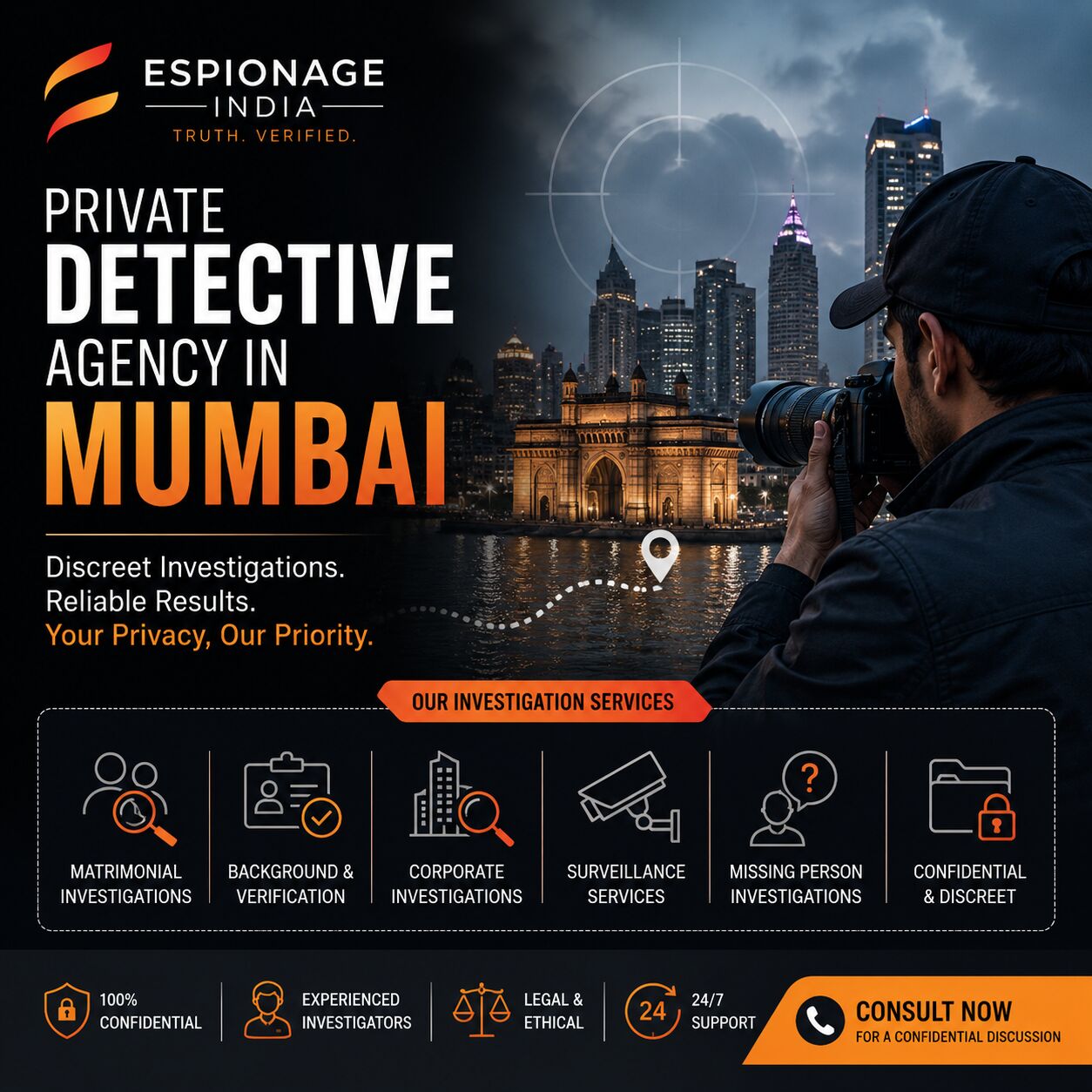 Mumbai, Legal, Private Detective Agency In Mumbai | Confidential Investigation Services