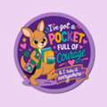 USD 4,  Buy Pocket Full Of Courage Iron On Patch | Fun Patches