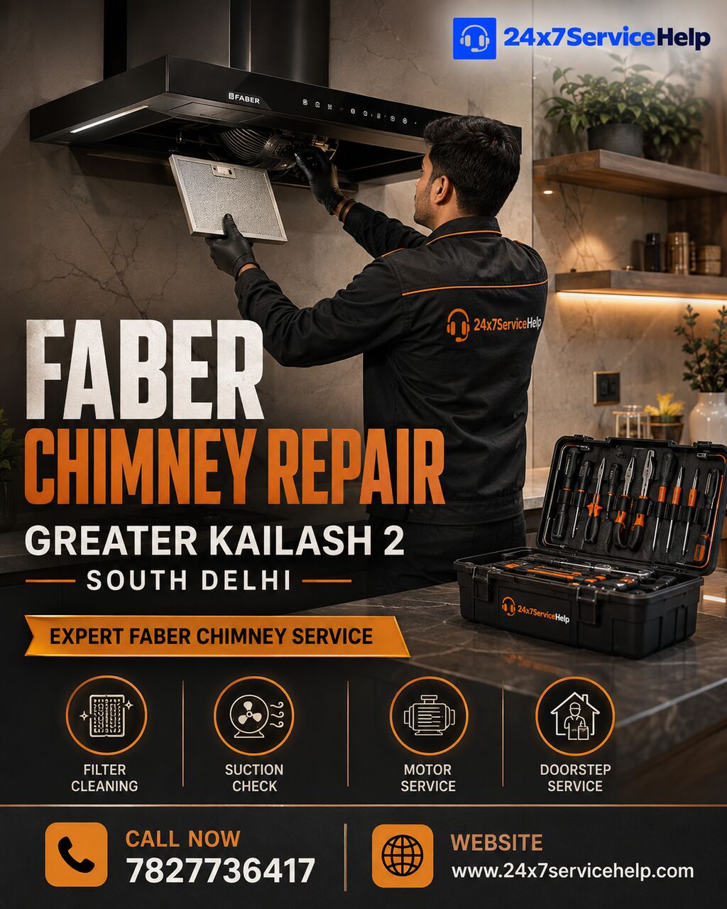 Delhi, Appliance Repair, Faber Chimney Repair Service In Greater Kailash 2 South Delhi &ndash; Home Service