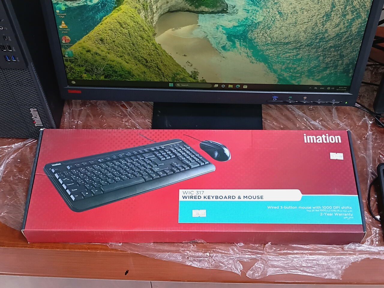 Riffa, Computers, BHD 130,  Lenovo I7-8700 Turbo 4.60 GHz DDR4 16GB RAM/250GB PLUS 1TB SSD 22&rsquo;&rsquo; Monitor