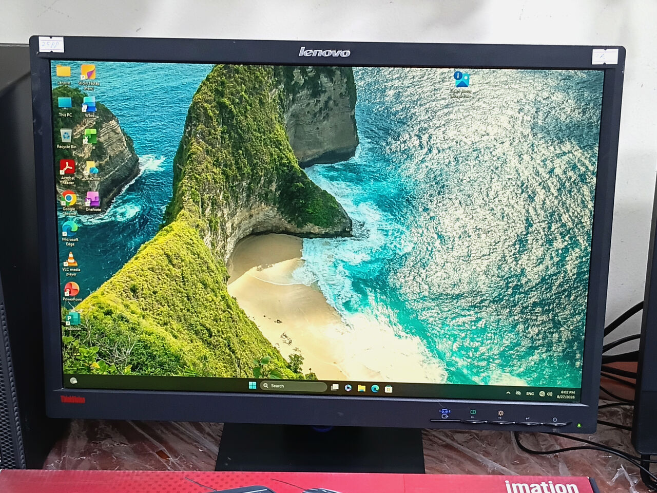 Riffa, Computers, BHD 130,  Lenovo I7-8700 Turbo 4.60 GHz DDR4 16GB RAM/250GB PLUS 1TB SSD 22&rsquo;&rsquo; Monitor