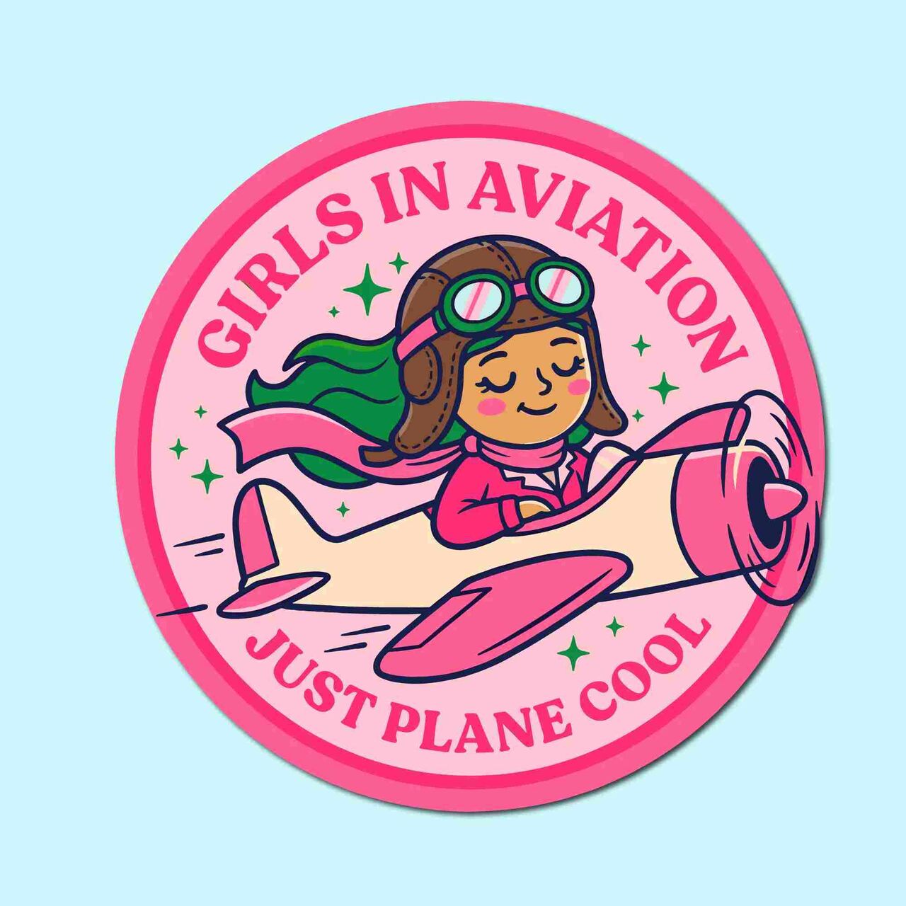 New York, Free Items, USD 4,  Girls In Aviation Iron On Patch | Custom Name Patches