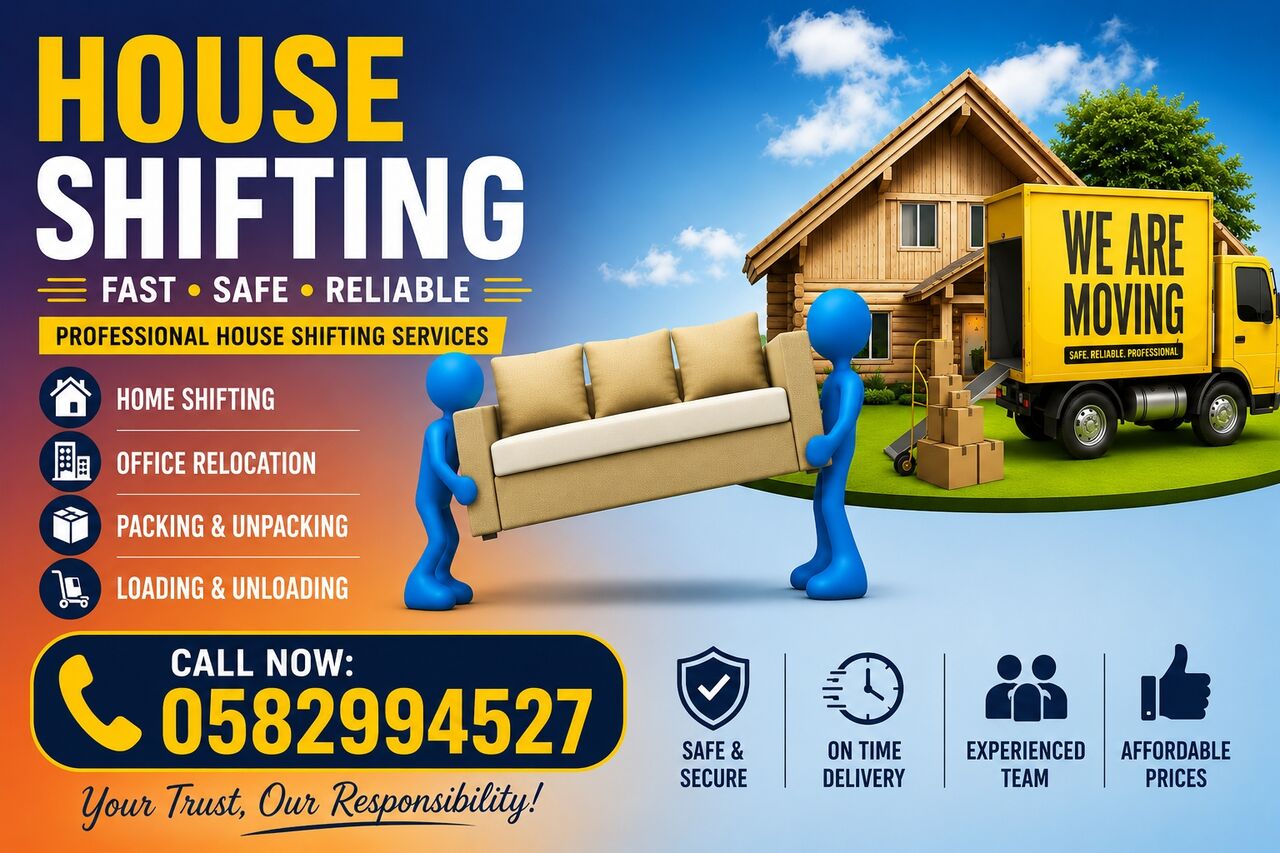 Dhahran, Household, TRUSTED HOUSE SHIFTING COMPANY &ndash; COMPLETE HOME & OFFICE MOVING SERVICE PROFESSIONAL TEAM