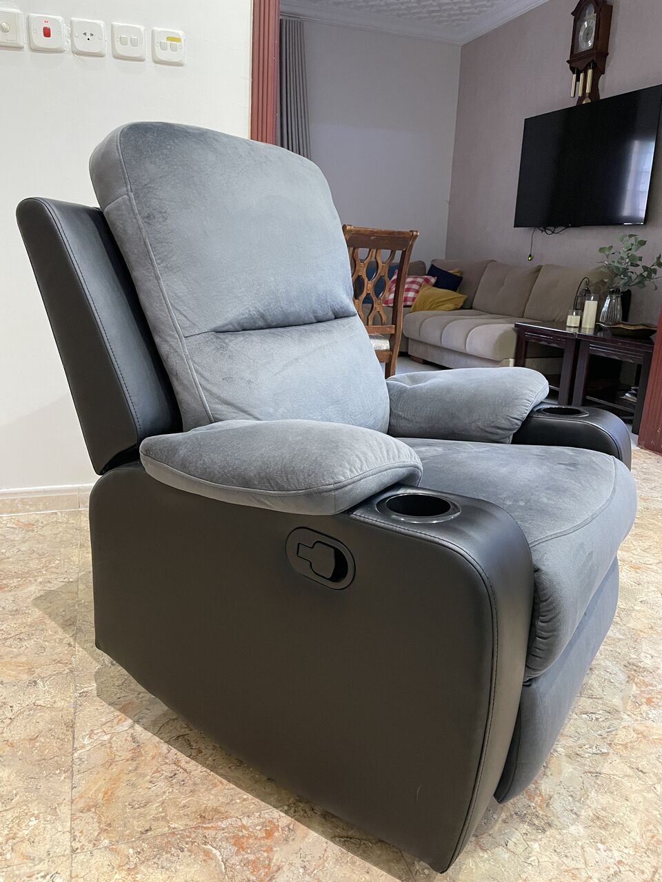 Jeddah, Furniture, SAR 750,  Micasa Single Seater Swivel And Rocker Recliner Chair