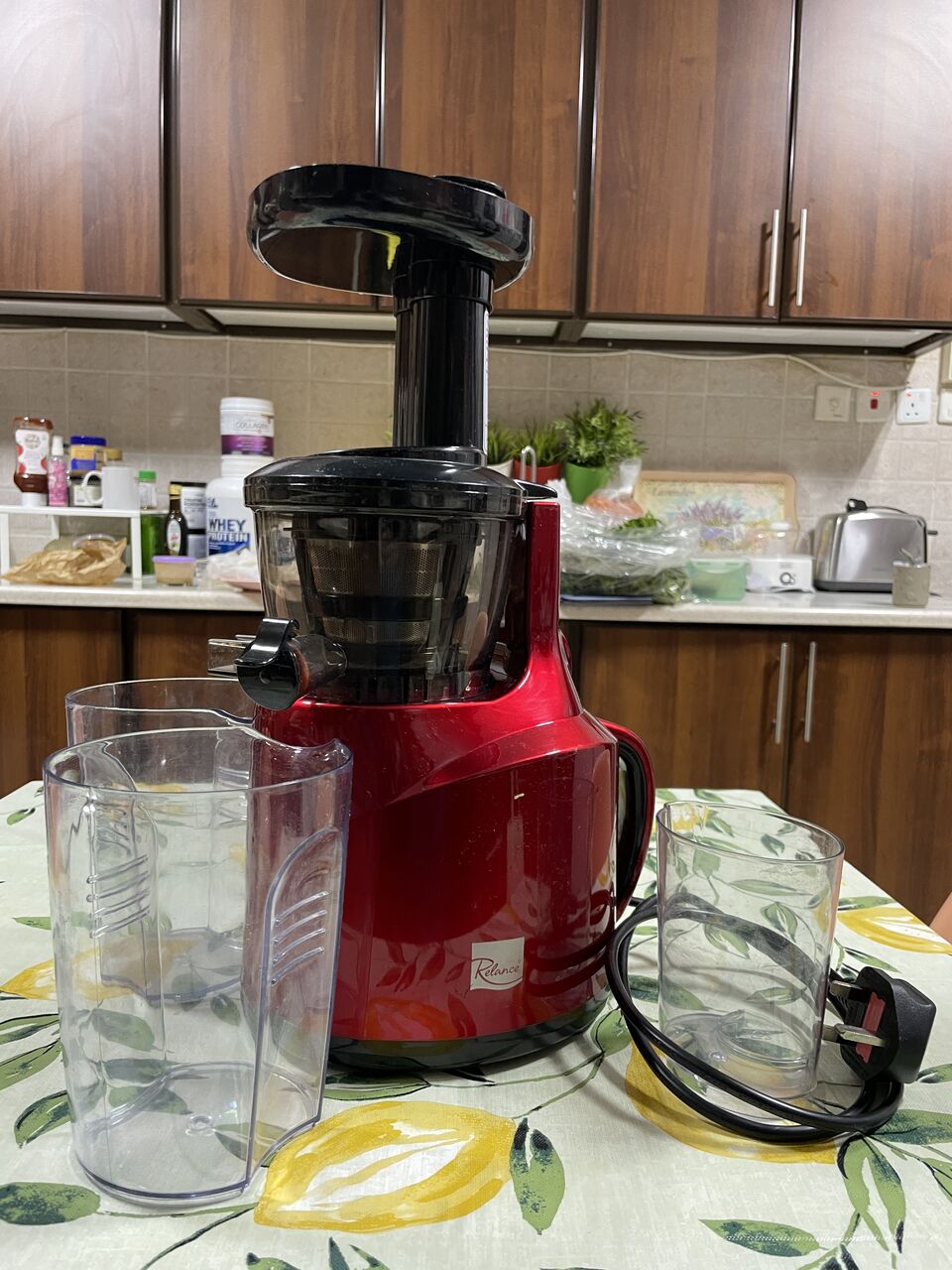 Jeddah, Appliances, SAR 50,  Relance Slow Hand Juicer Slow Masticating Juicer Extractor Easy To Clean, Quiet Motor & Re