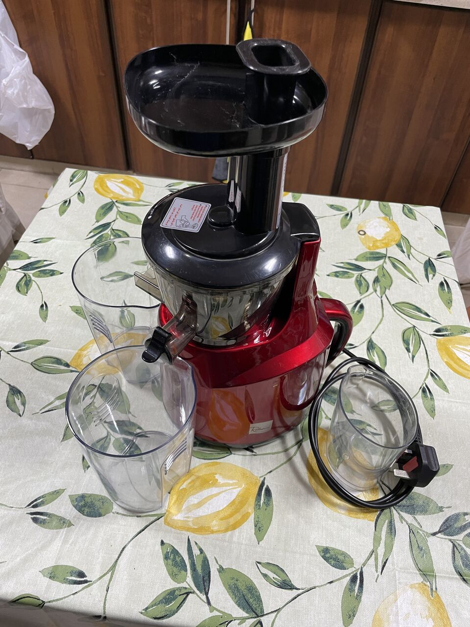 Jeddah, Appliances, SAR 50,  Relance Slow Hand Juicer Slow Masticating Juicer Extractor Easy To Clean, Quiet Motor & Re