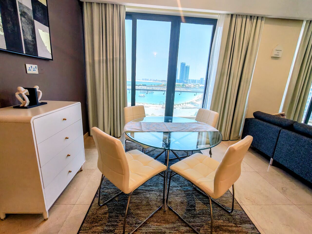 Manama, Apartments, Flats, Houses & Villas, BHD 600/month,  1 BR,  93 Sq. Meter,  1 Bedroom Sea View Apartment For Rent In Reef Island