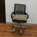 SAR 120,  Black Mesh Ergonomic Office / Desk Chair With Chrome Base