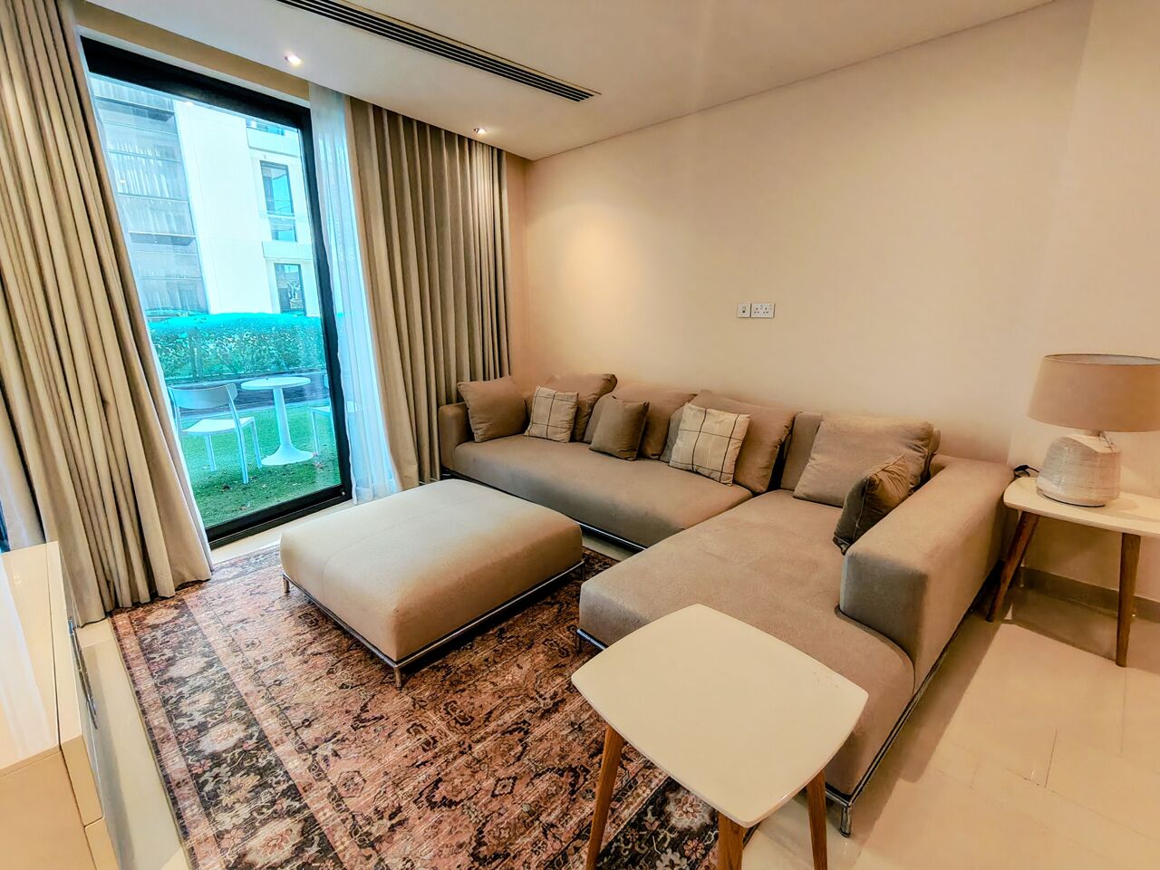 Manama, Apartments, Flats, Houses & Villas, BHD 950/month,  Furnished,  2 BR,  170 Sq. Meter,  2 BHK Apartment With Private Garden Available In Reef Island For Rent