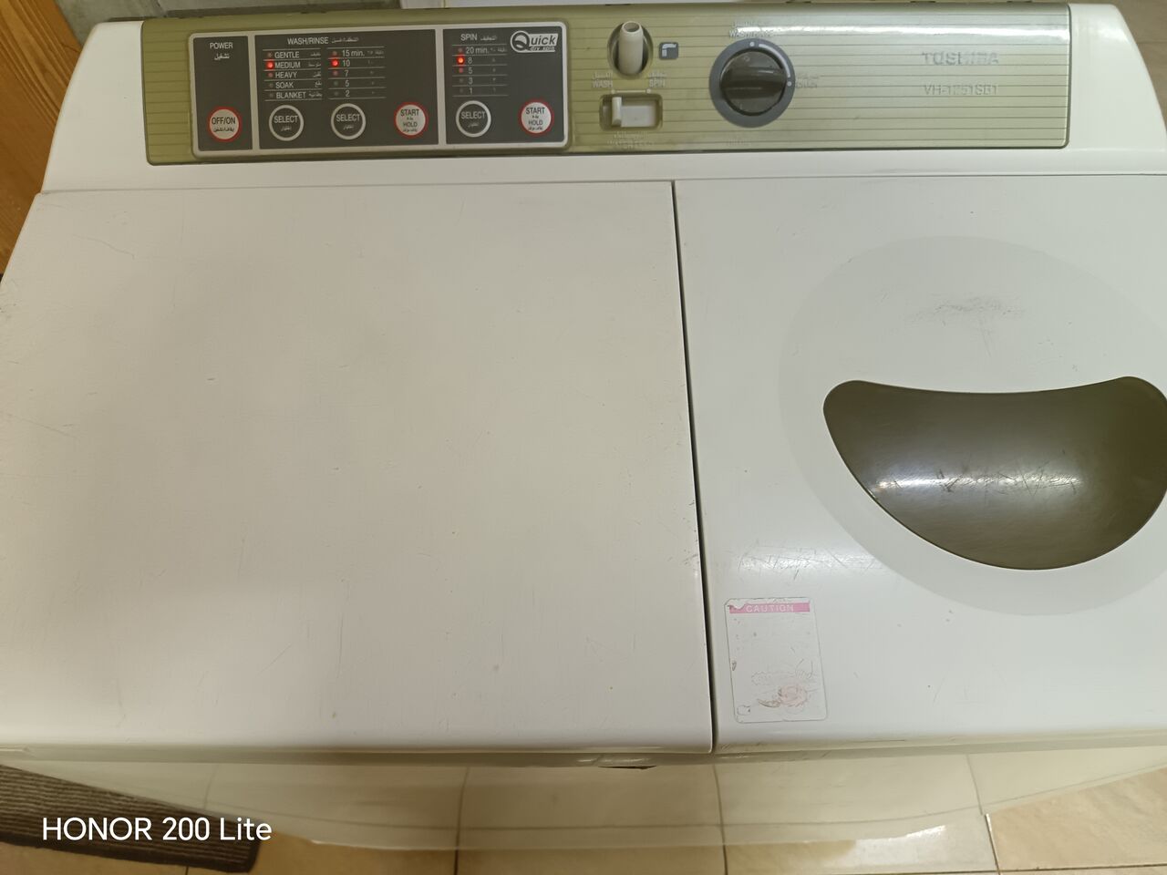 Buraidah, Household Items, SAR 480,  Hi, I Like To Sale My Semi Automatic Washing Machine Toshiba 12kg