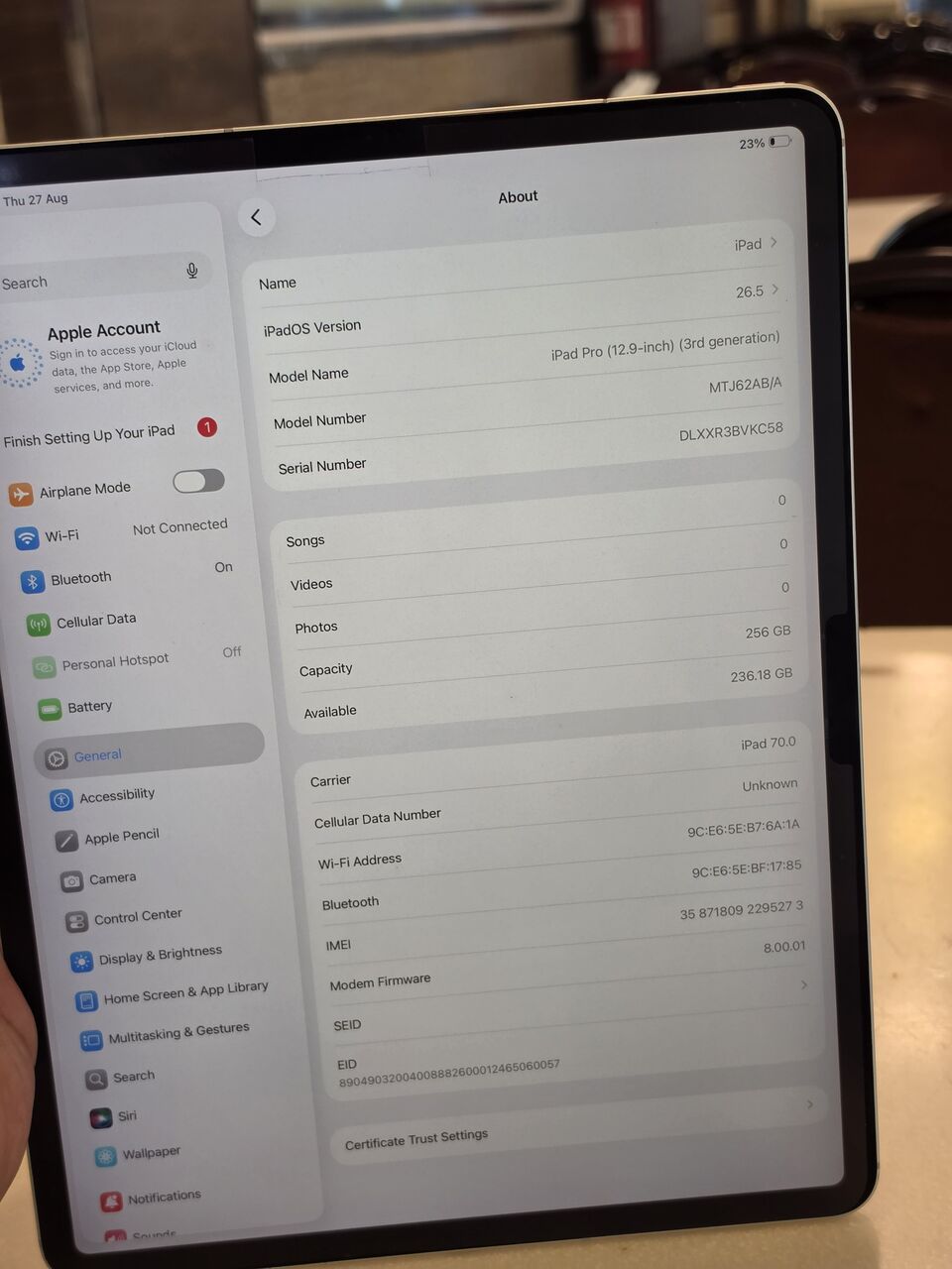 Dammam, Mobile Phones, SAR 1800,  IPad Pro 12.9