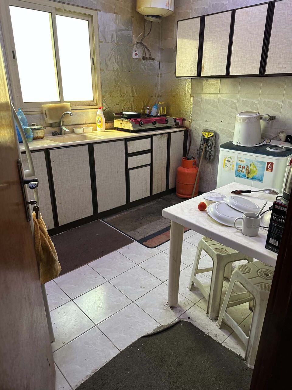 Jubail, Apartments, Flats, Houses & Villas, SAR 19000/year,  2 BR,  Apartment Flat (For Rent), Hallway, Kitchen, 1 TB