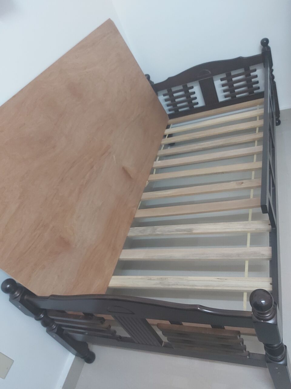 Dammam, Furniture, SAR 375,  Wooden Bed New --- With Mattress